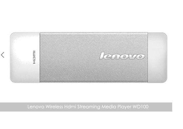 India Desire : Buy Lenovo Wireless HDMI Streaming Media Player At Rs. 1119 Only From Groupon